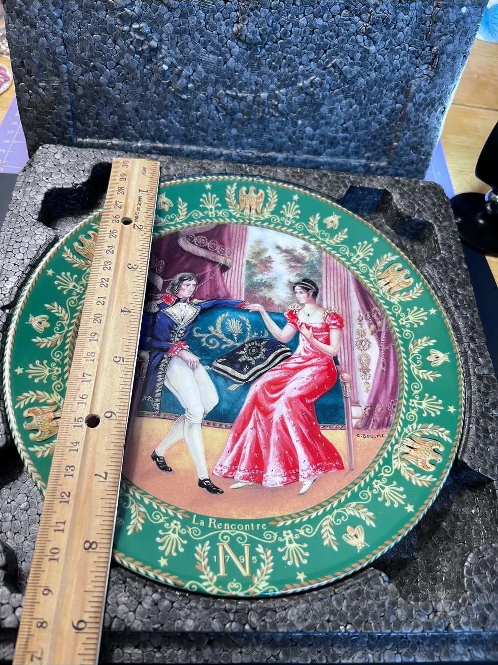 Premier limited Porcelain Collector Plate with Napoleon and Josephine